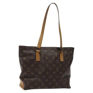 LOUIS VUITTON Monogram Cabas Piano Tote Bag M51148